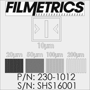 KLA Filmetrics Step Height Standard